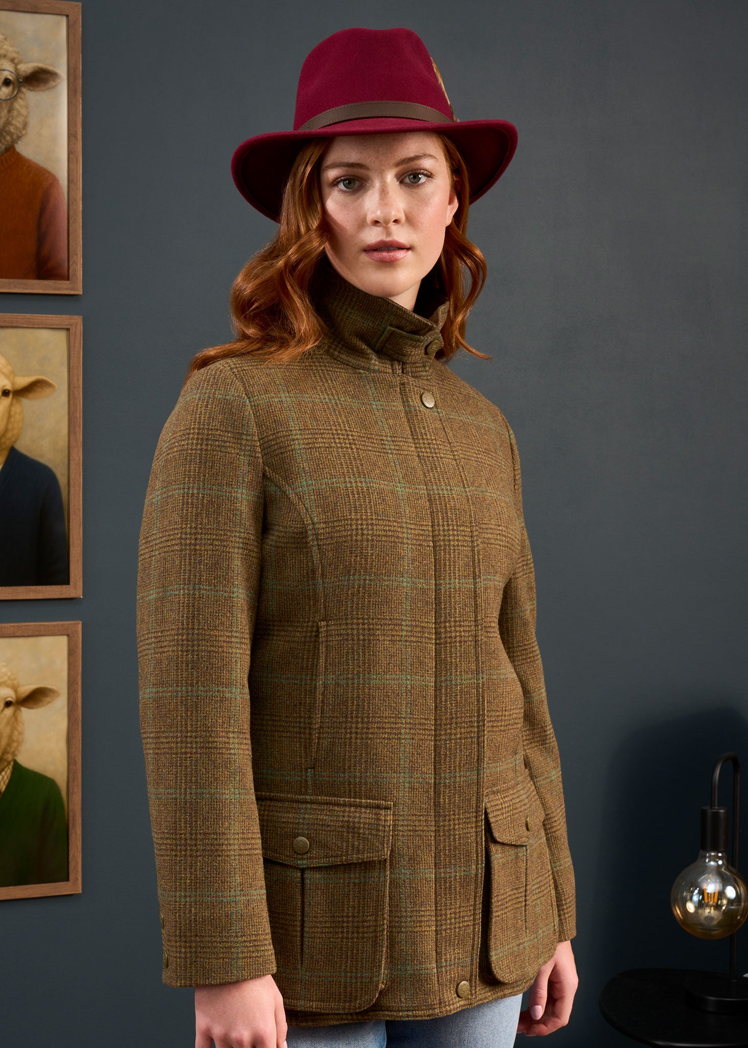 veste courte en tweed boutonnage avec poches femme vintage vert veste courte en tweed boutonnage avec poches femme vintage vert