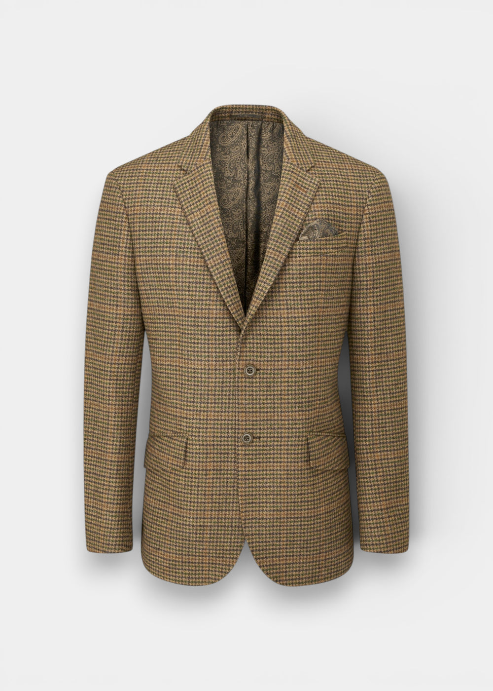 Surrey Tweed Lined Blazer In Sycamore - Regular Fit