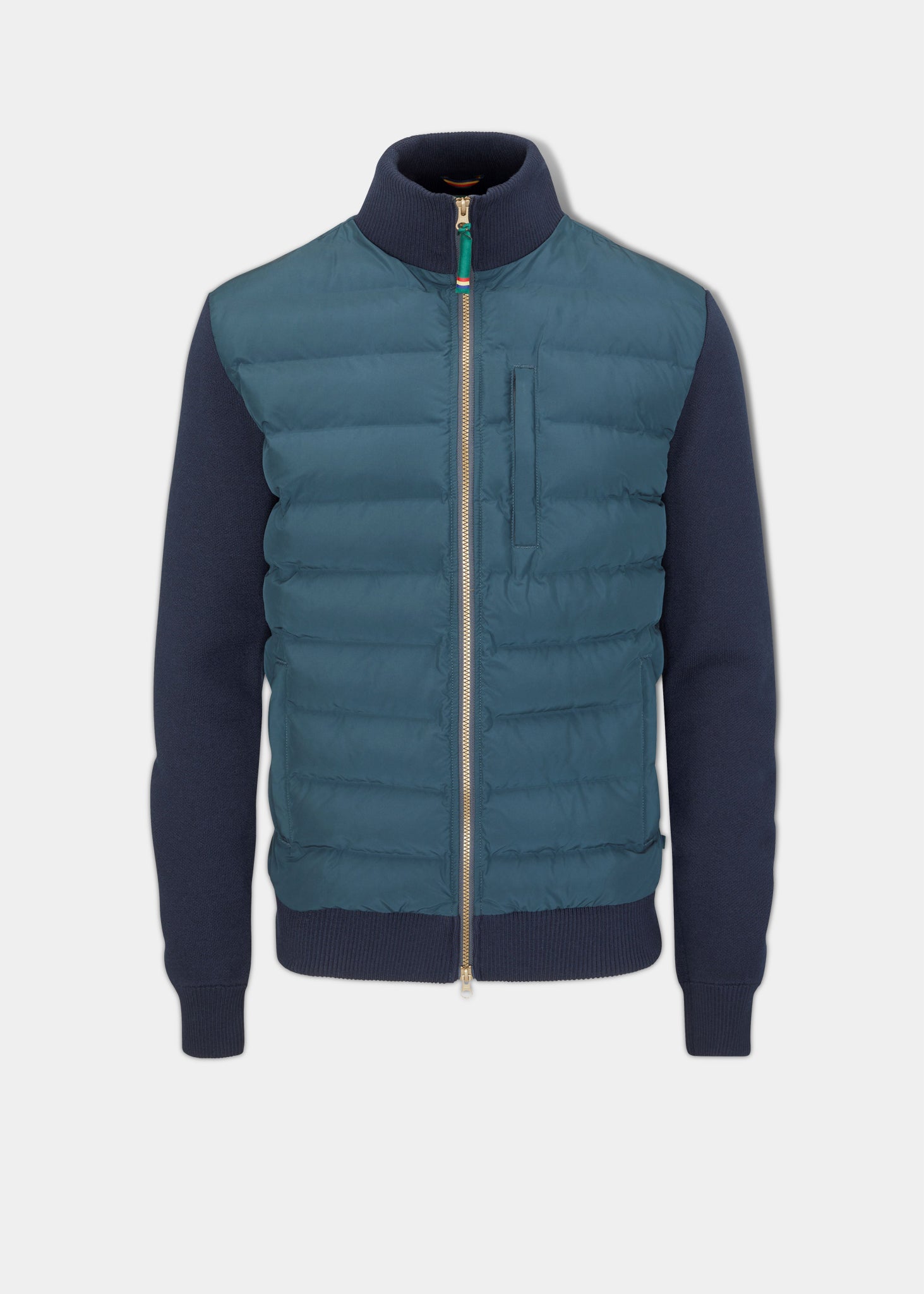 Calsall Men's Hybrid Jacket In Navy 