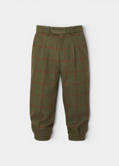 Combrook Men's Tweed Water Repellent Shooting Breeks in Reed  -  Regular Fit