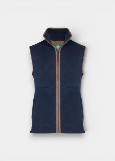 Aylsham Children's Fleece Waistcoat In Navy