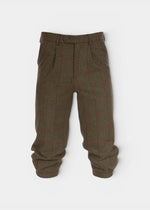 Combrook Men's Tweed Water Repellent Shooting Breeks in Sage  -  Regular Fit