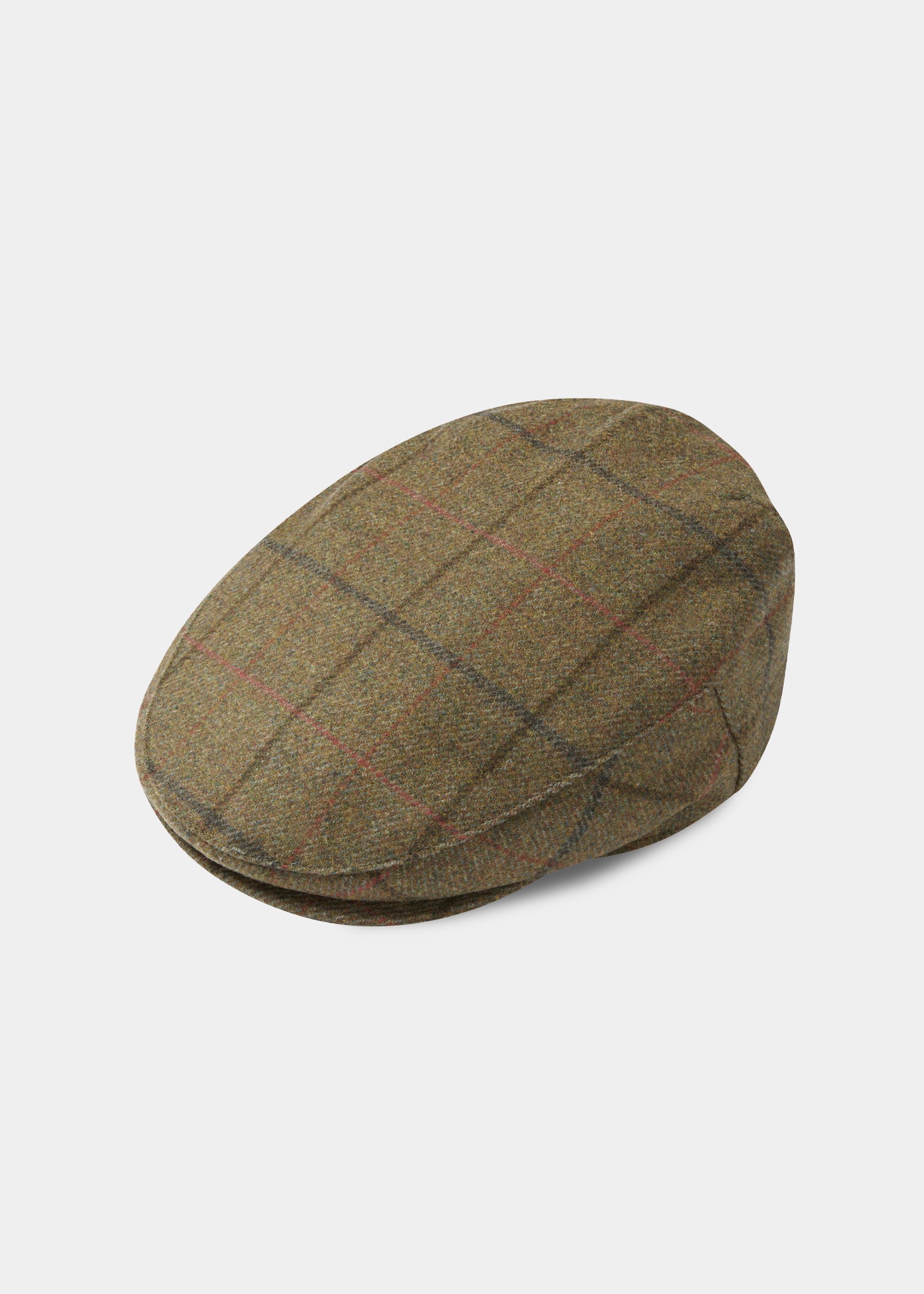 Combrook Men's Tweed Flat Cap In Thyme – Alan Paine UK