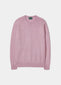 Dorset Men's Lambswool Jumper in Pink Haze
