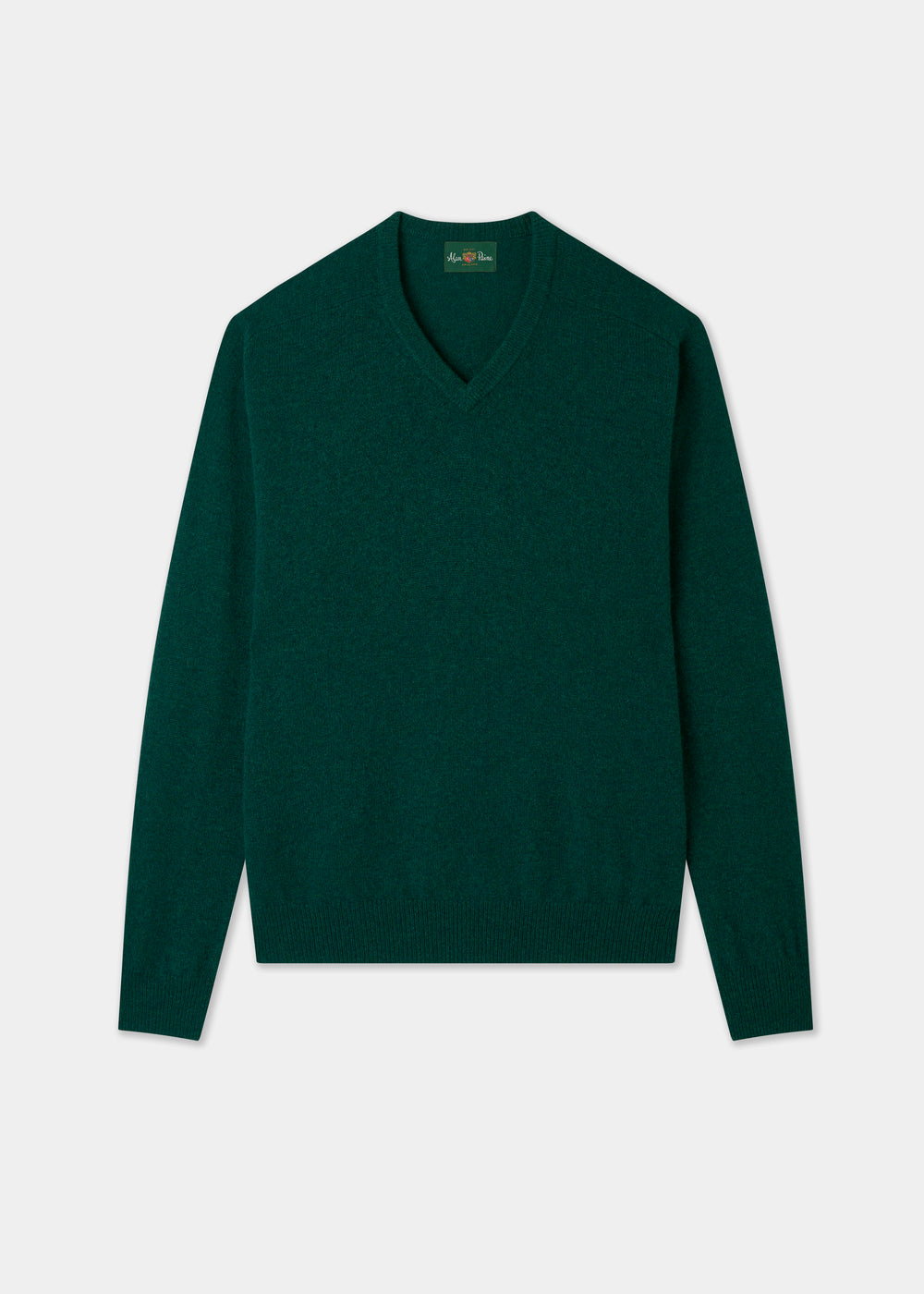 Black sweater on a light gray background