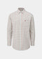 Ilkley Children's Check Country Shirt In Red and Grey