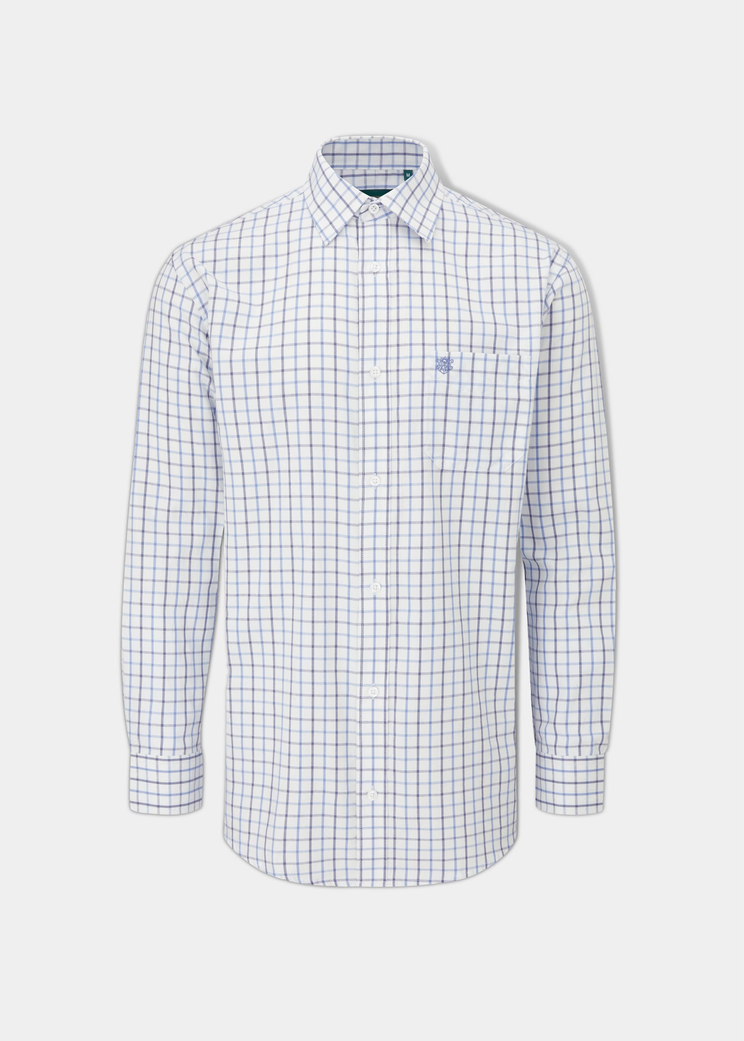Ilkley Children's Check Country Shirt In Blue