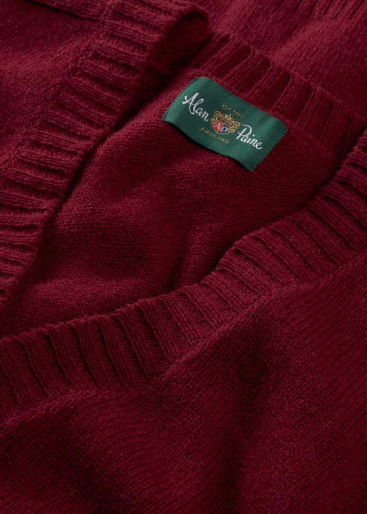 Kinloch Men's Shetland Wool Cardigan in Venetian