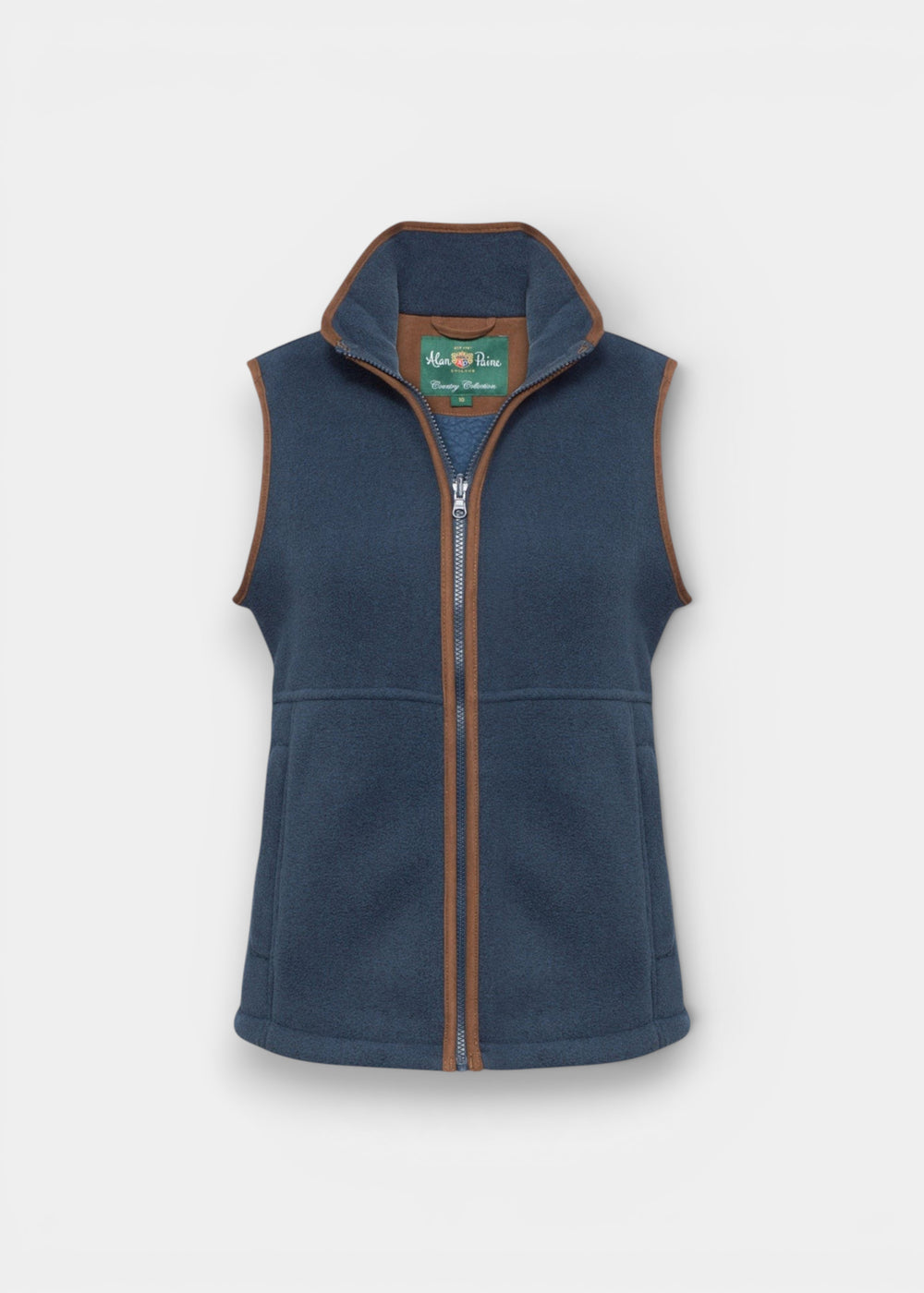 Aylsham Ladies Fleece Gilet In Blue Steel - Regular Fit