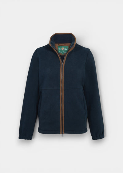 Aylsham Ladies Fleece Jacket In Dark Navy - Regular Fit