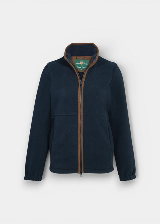 Aylsham Ladies Fleece Jacket In Dark Navy - Regular Fit