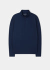 Rainford Performance 1/4 Zip Mock Neck In Navy