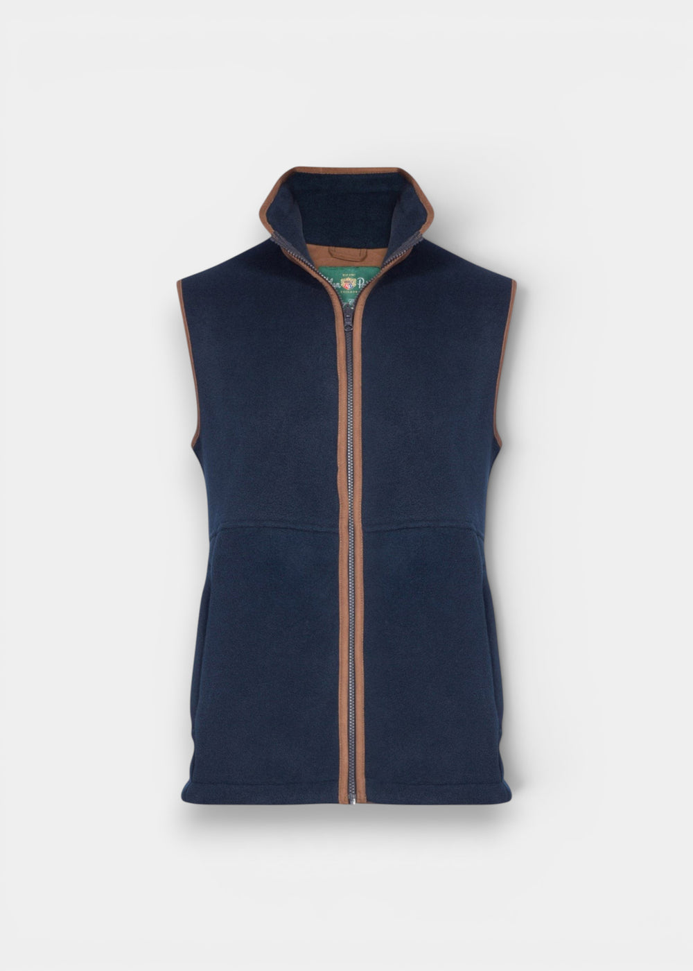 Aylsham Men's Fleece Gilet In Dark Navy - Regular Fit