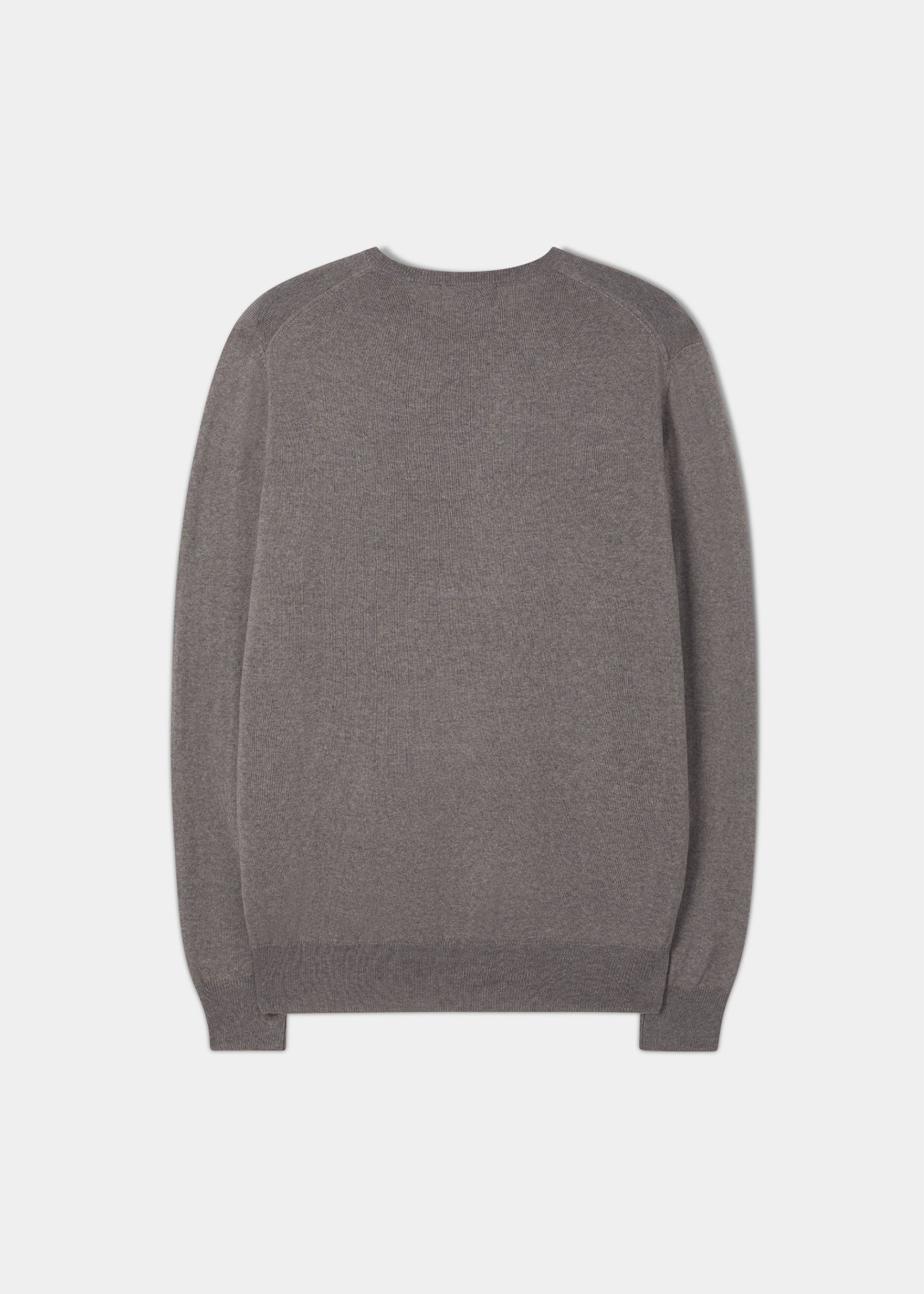 Radstone Men's Merino Wool Jumper in Mushroom