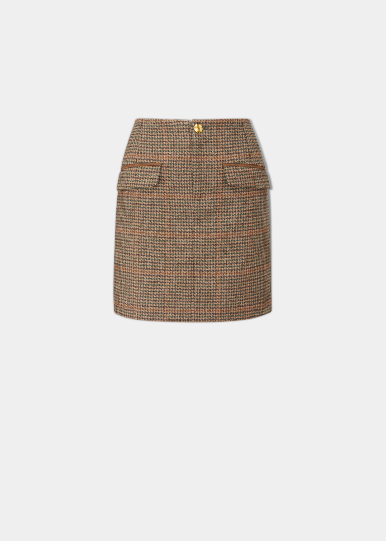Surrey Ladies Tweed Skirt In Sycamore 