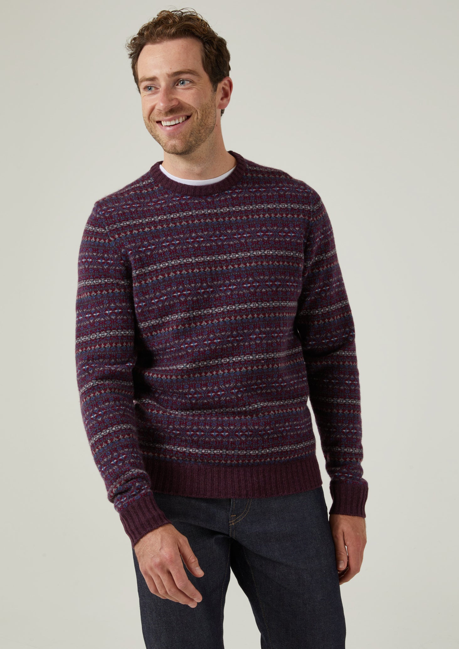 Fair Isle Crew Neck Jumper