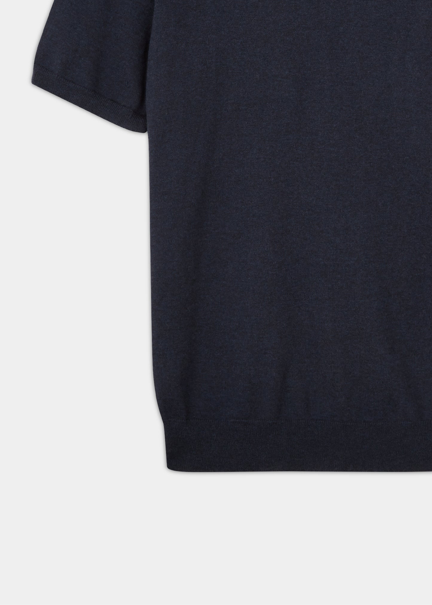 Men's luxury cotton t-shirt in dark navy