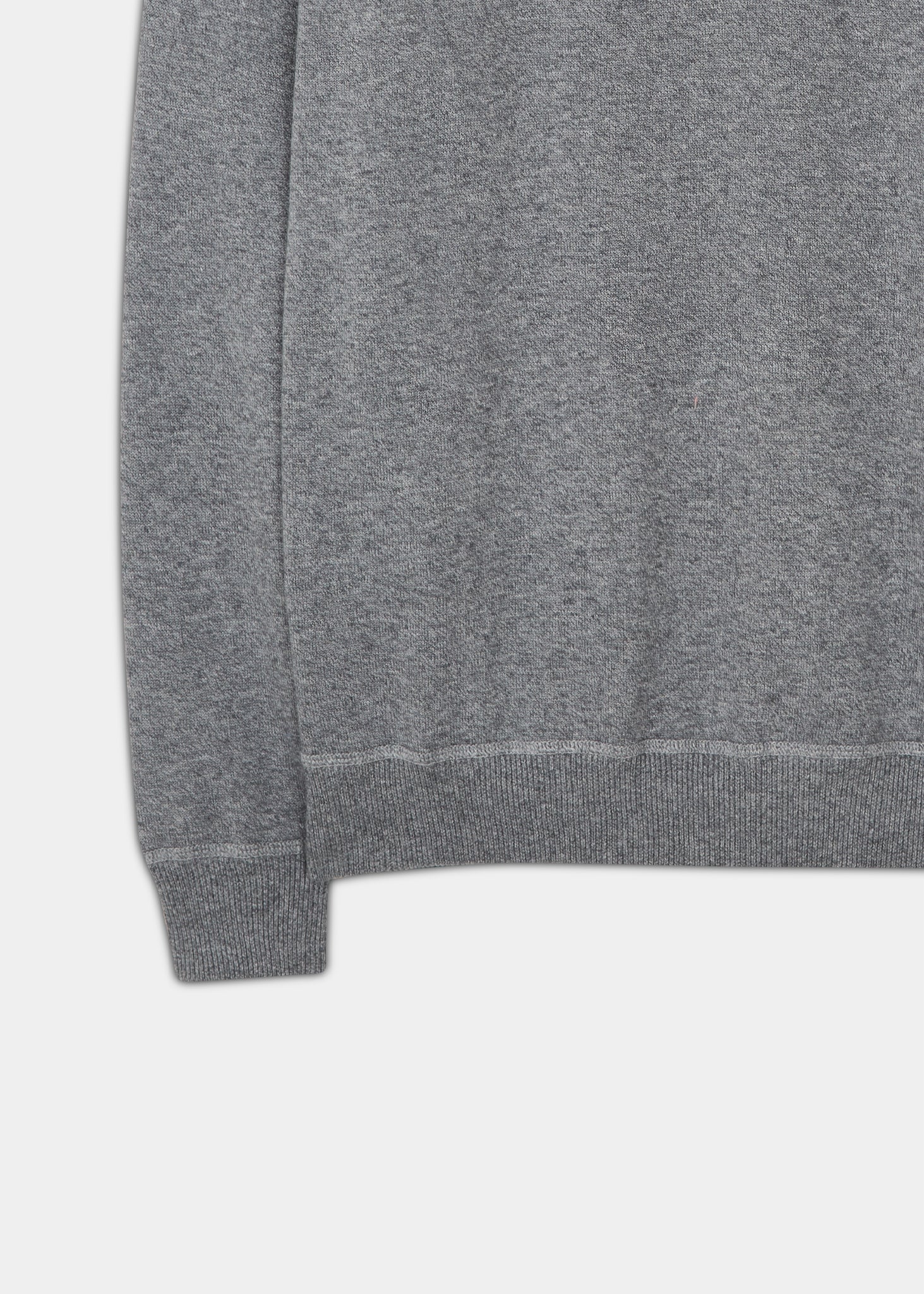 Men's cotton cashmere sweatshirt in colourway mercury