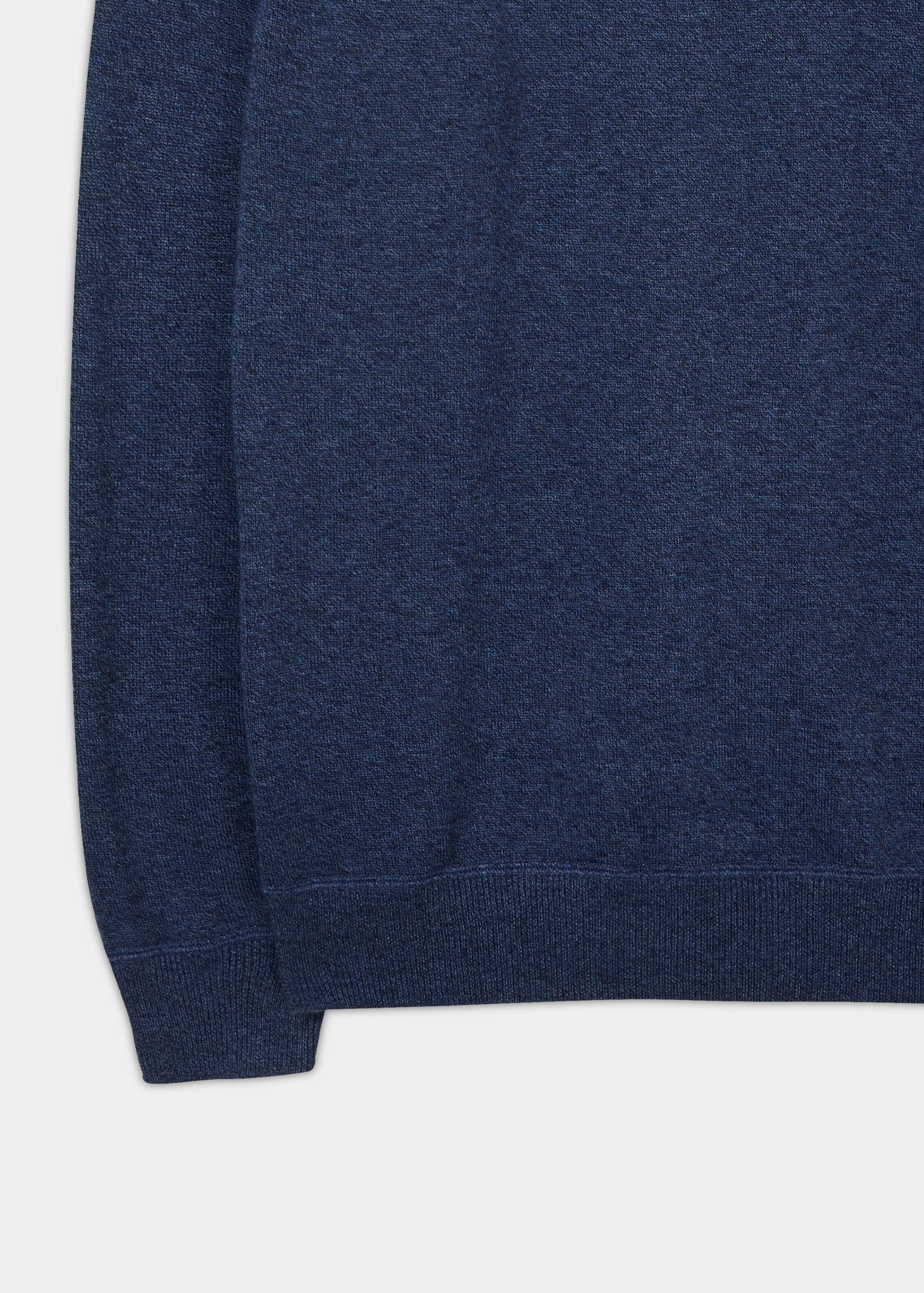 Men's cotton cashmere sweatshirt in colourway midnight