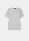 Ladies Cotton Cashmere T-Shirt In Dove