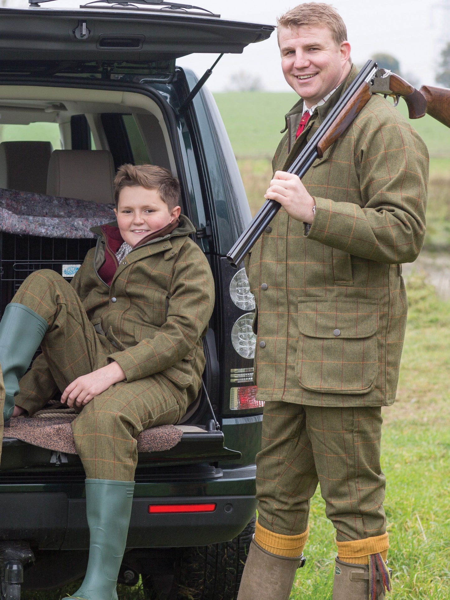 Rutland Children's Tweed Breeks In Forest