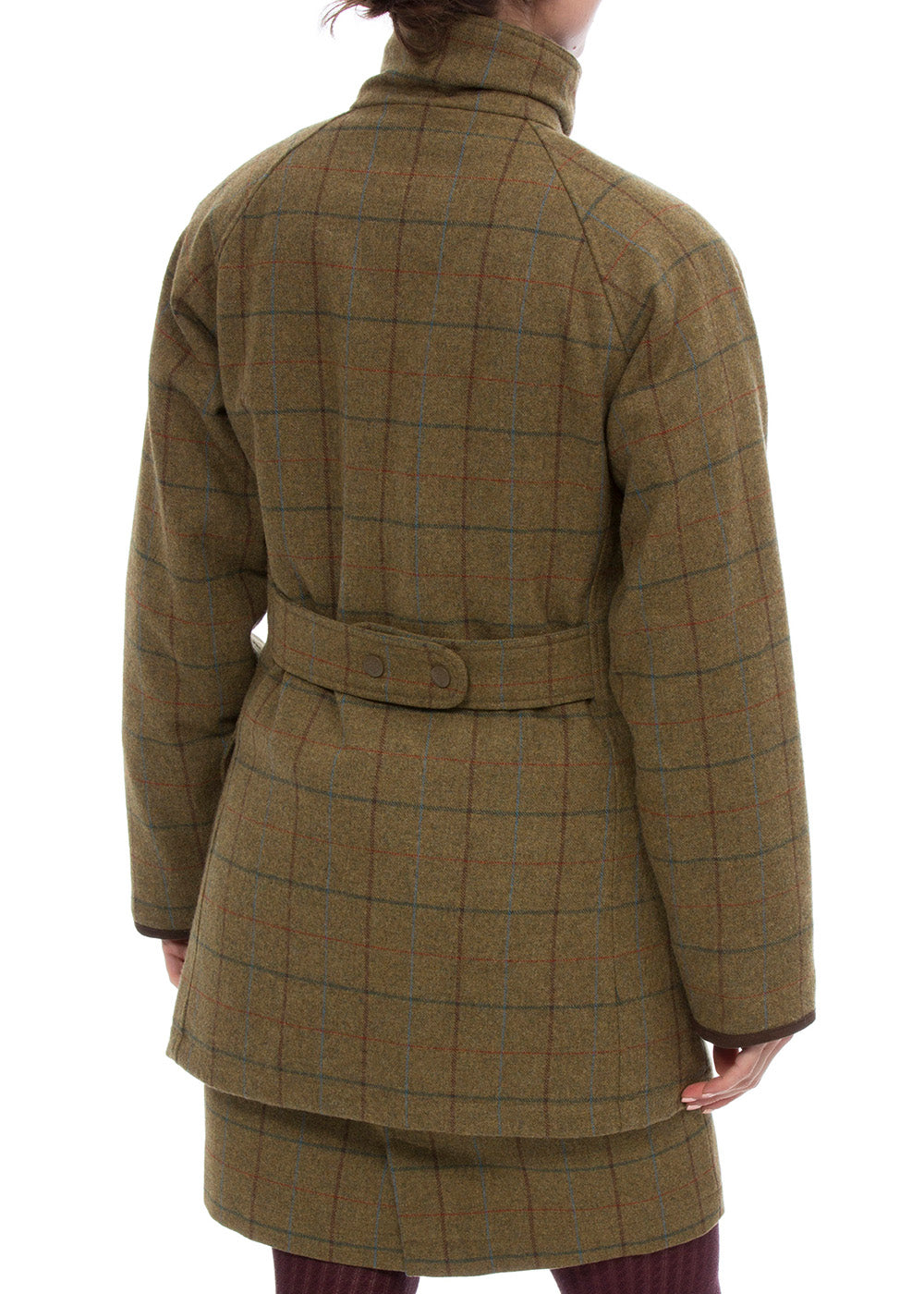 Combrook Ladies Tweed Shooting Coat In Gorse - Shooting Fit