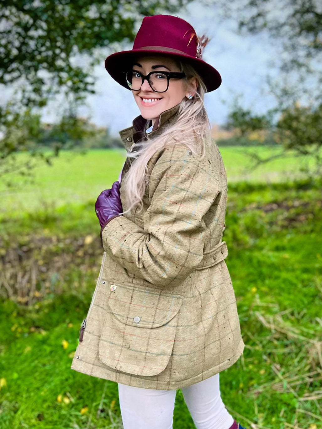Women's tweed shooting discount jacket