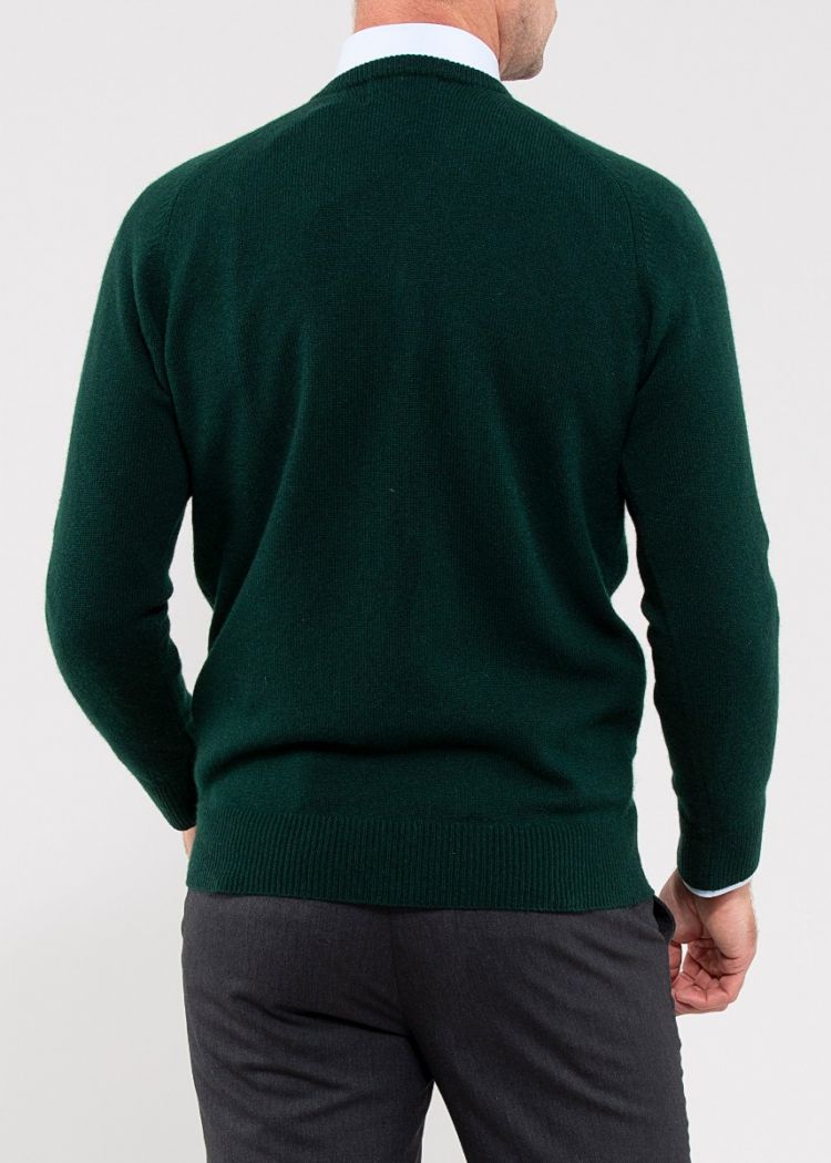 Mens bottle green jumper hotsell