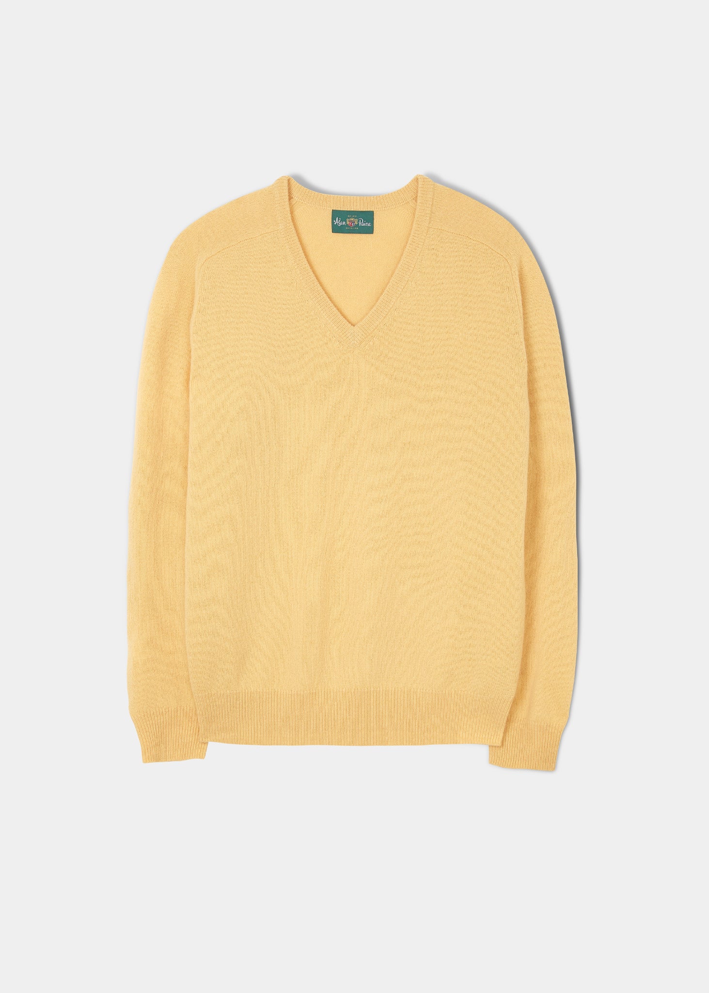 Hampshire Lambswool Jumper in Canary 