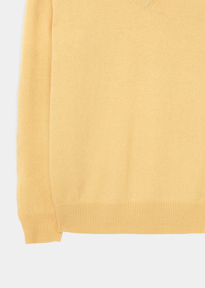 Hampshire Lambswool Jumper in Canary 