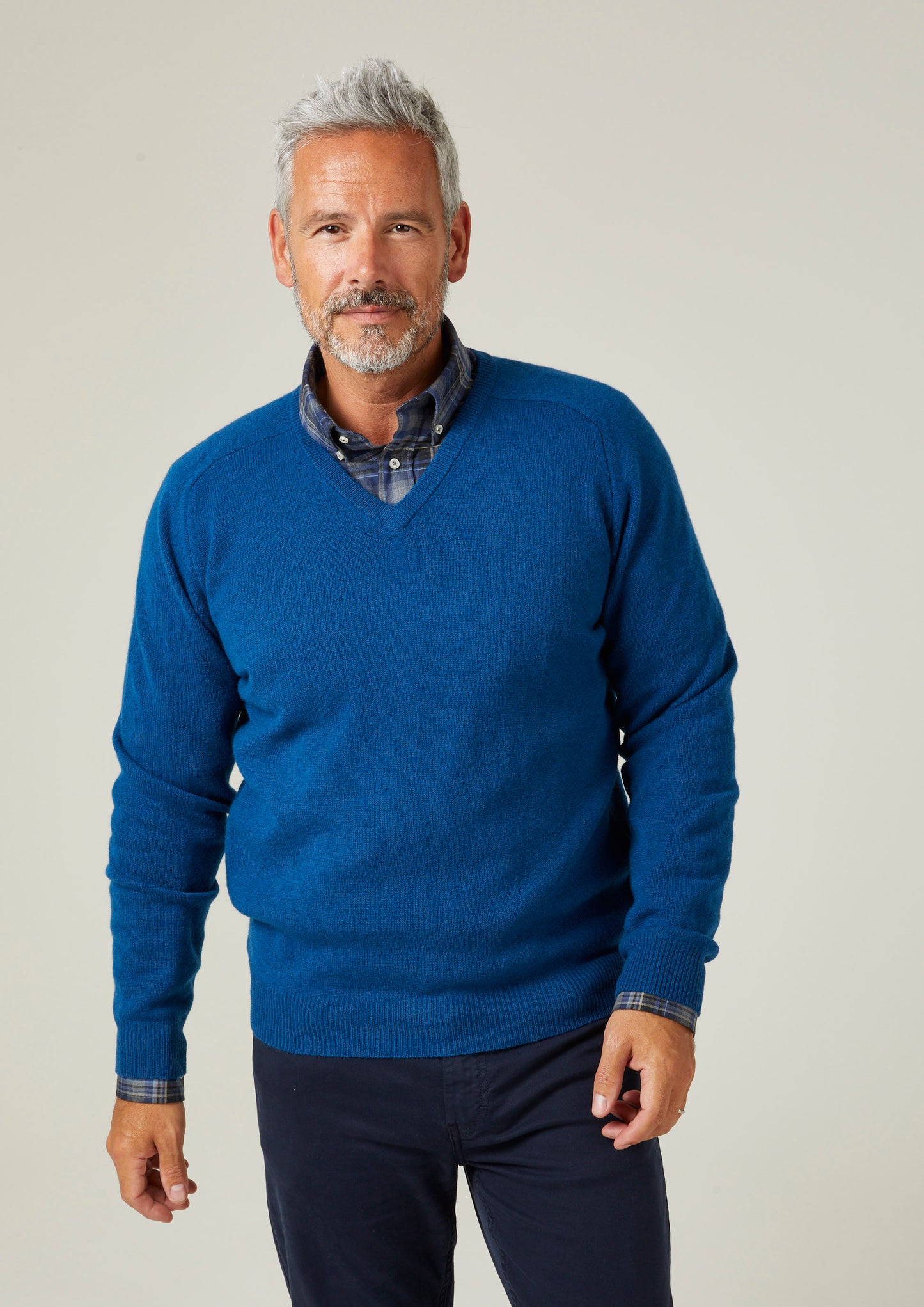 Hampshire Lambswool Jumper in Malabar - Classic Fit