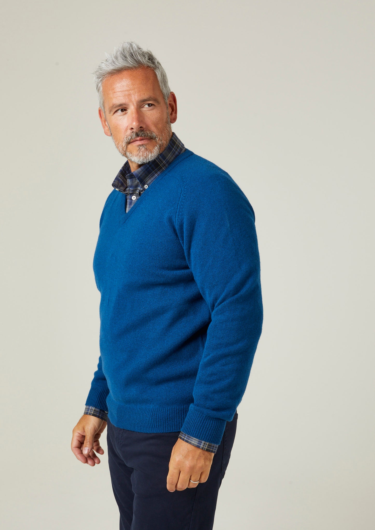 Hampshire Lambswool Jumper in Malabar - Classic Fit