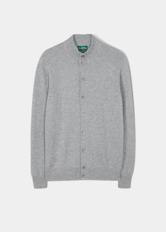 Hartington Cashmere Light Grey Mix Cardigan 