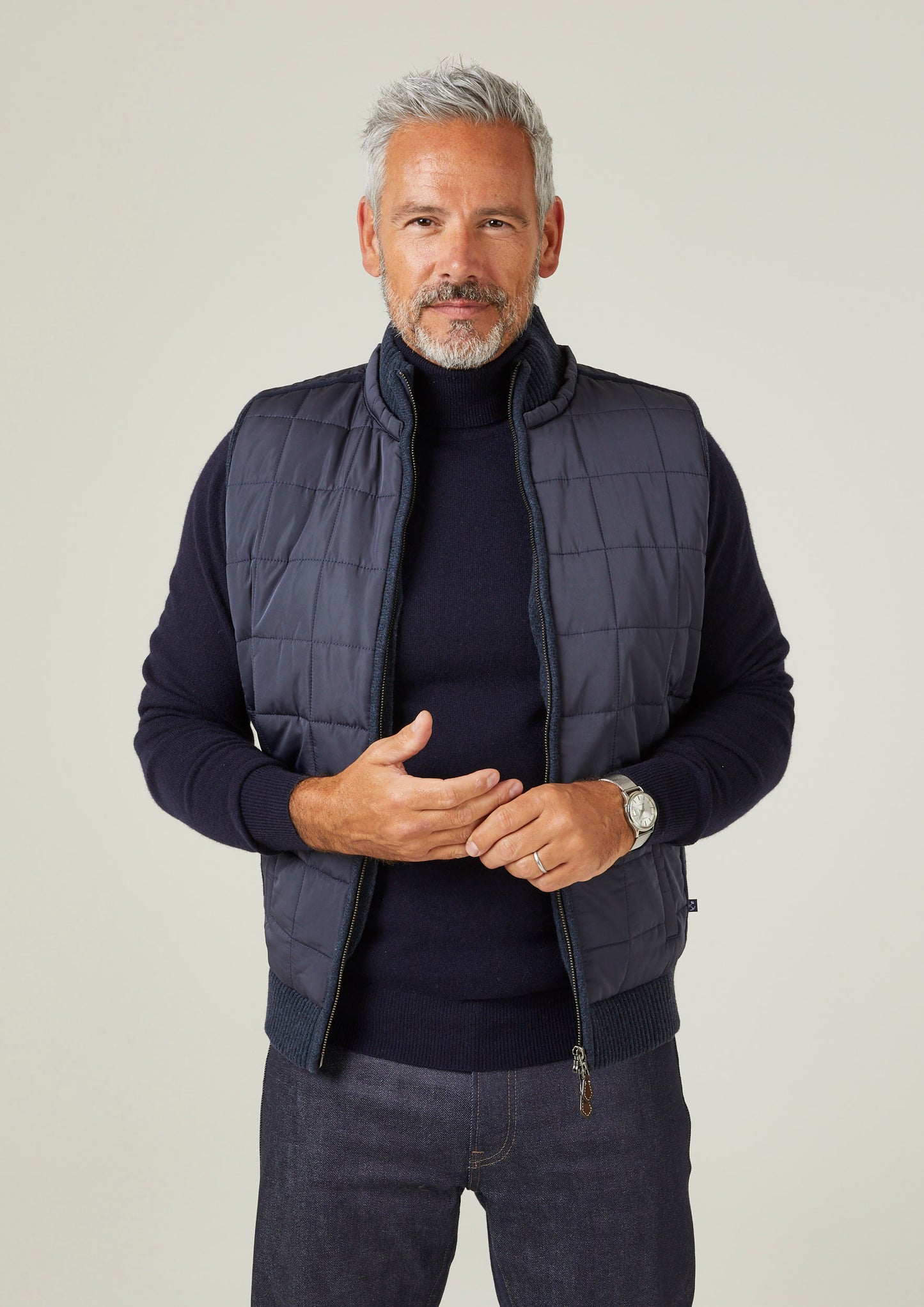 Kilnwick Men's Wool Jacket In Moonshine - Regular Fit