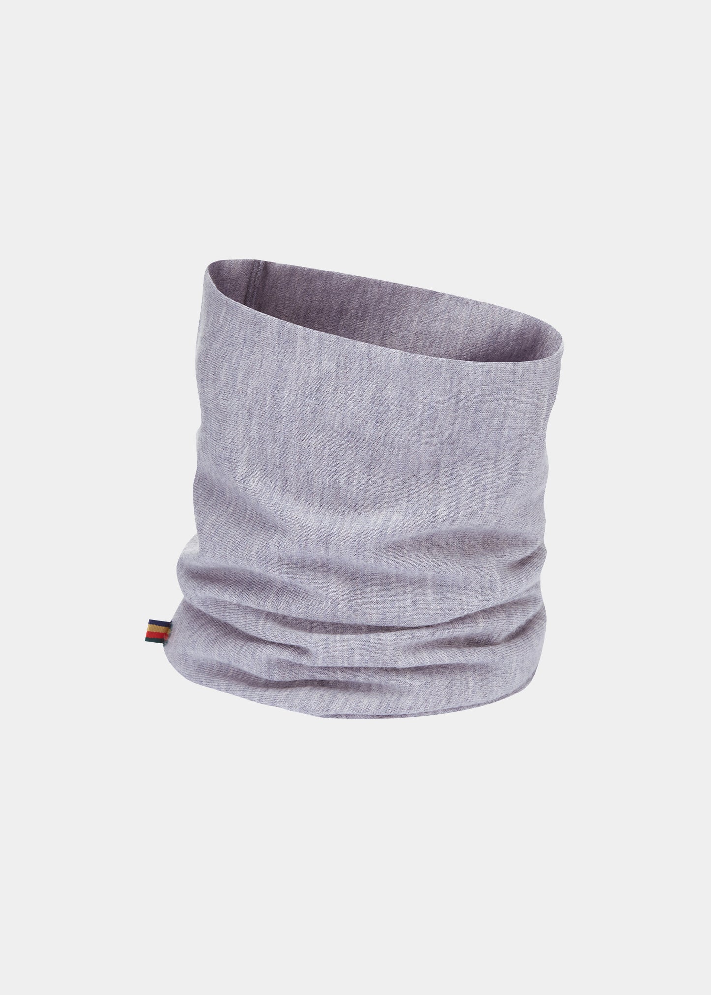 Cashmere Neck Snood - Light Grey Mix