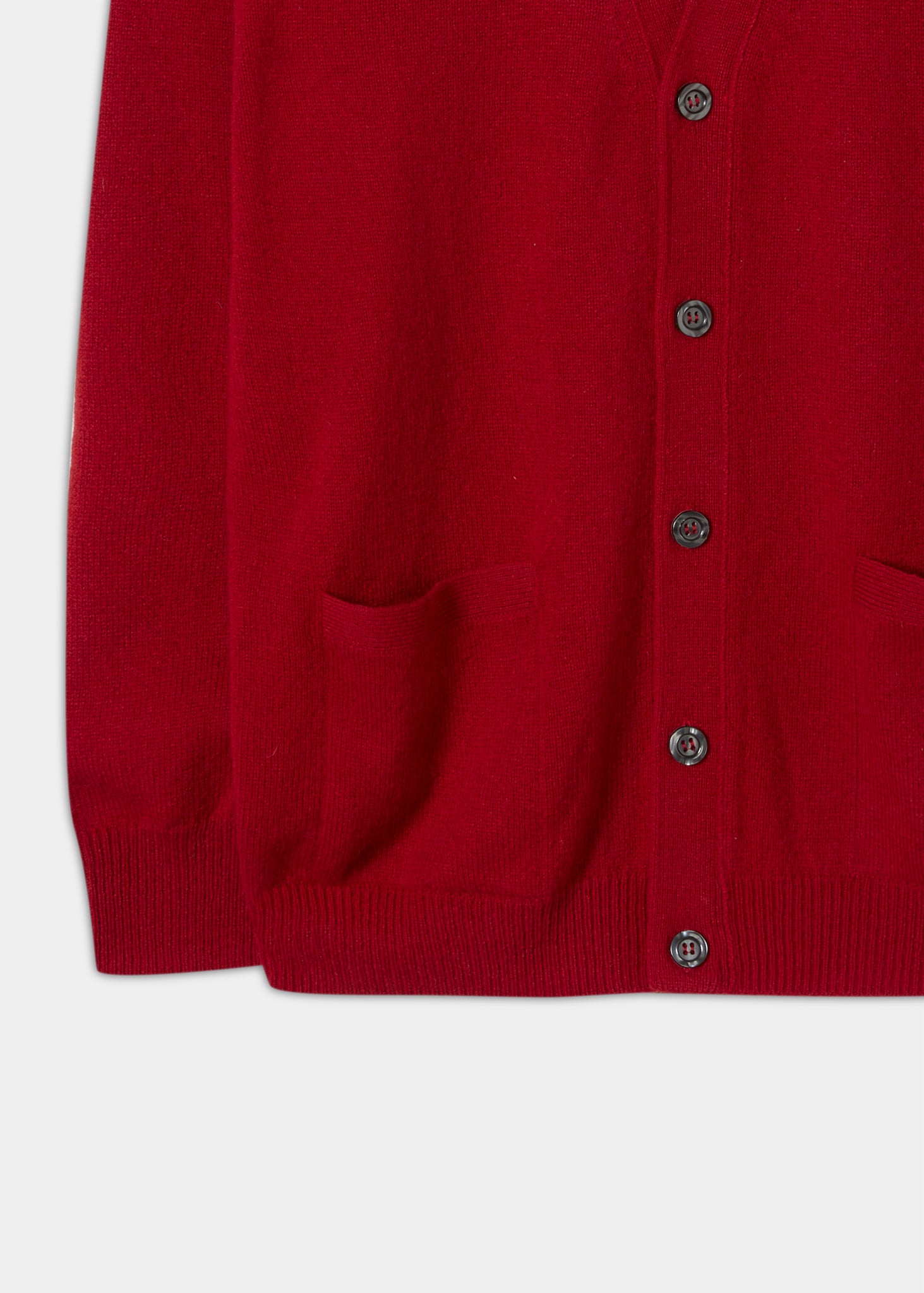 Lambswool-Cardigan-Dubonnet