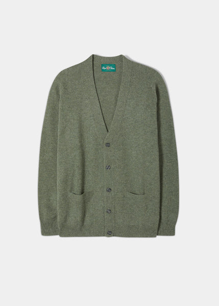 Cardigan Old England Irlandais – Pure Laine – Taille XL – Couleur Crème – Vintage