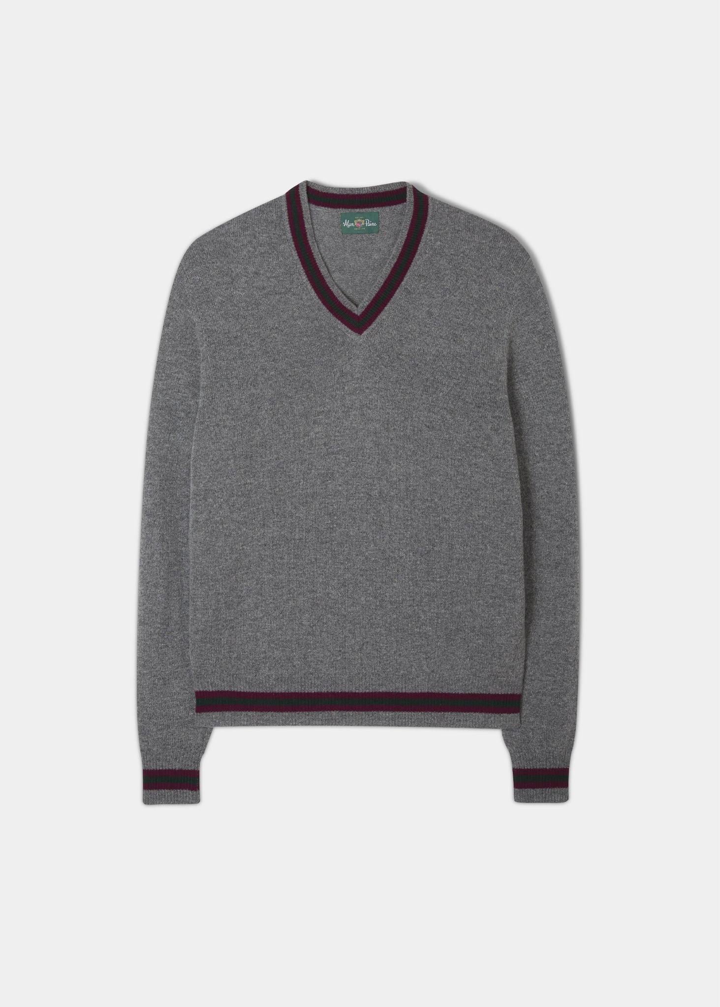 Limited Edition Commemorative Lambswool Sweater In Grey Mix