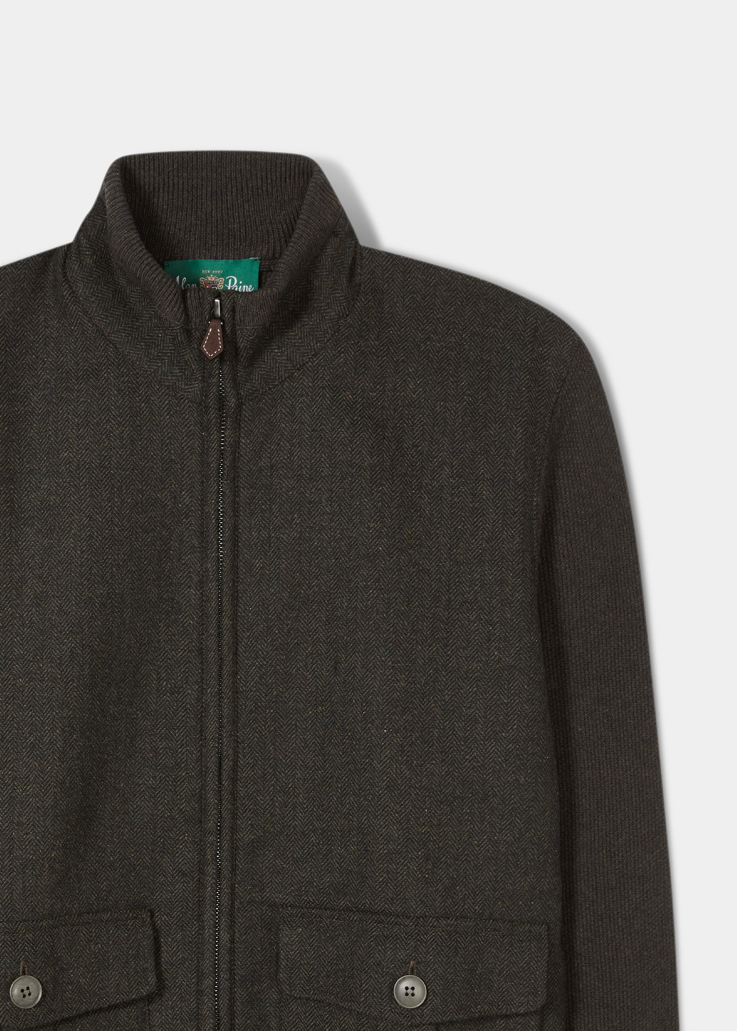 Merino-Wool-Full-Zip-Knitted-Jacket