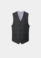 Surrey Men's Tweed Lined Country Waistcoat In Green Check