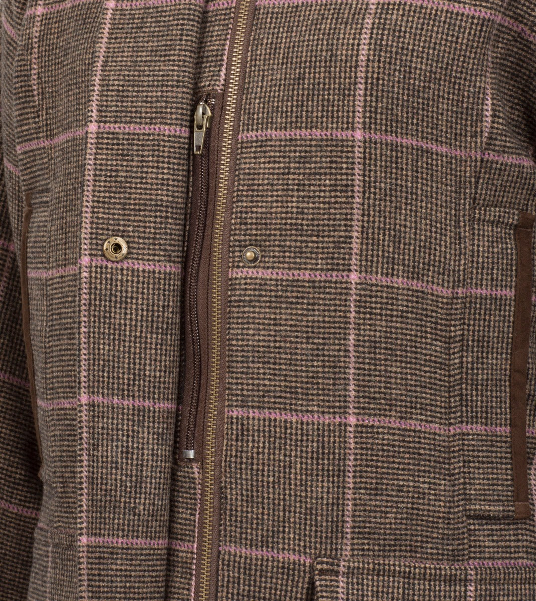 Combrook Ladies Tweed Shooting Coat In Ebony – Alan Paine UK