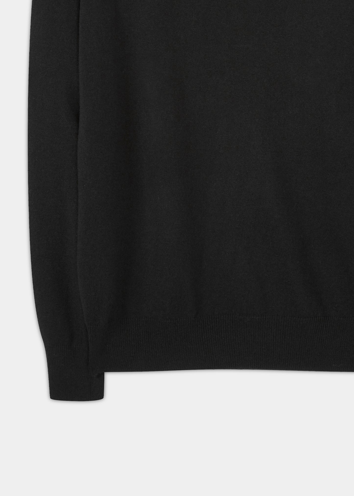 Melfort Cashmere Jumper in Black - Regular Fit
