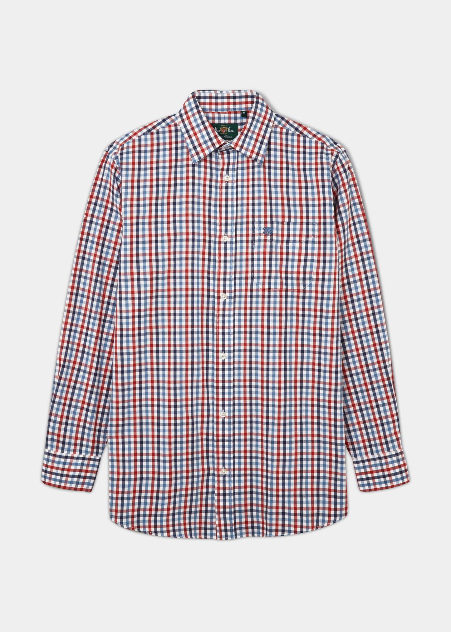 Ilkley Men's Blue and Navy Country Check Shirt – Alan Paine UK