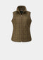 Axford Ladies Gilet In Green Check - Shooting Fit