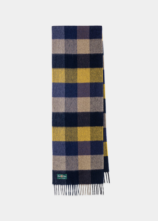 cashmere-block-check-scarf-mustard