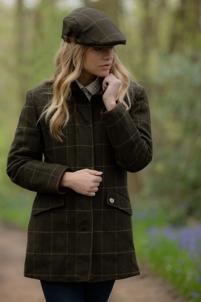 combrook-ladies-tweed-field-jacket-avocado