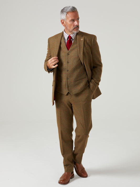 Combrook Men's Tweed Trousers In Hawthorn