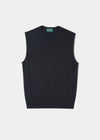 Ellerby Cotton Cashmere Slipover In Dark Navy