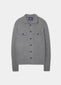 Ferndale Men's Knitted Lambswool Shirt In Grey Mix - Regular Fit