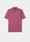 Halstead Luxury Cotton Polo Shirt In Rose